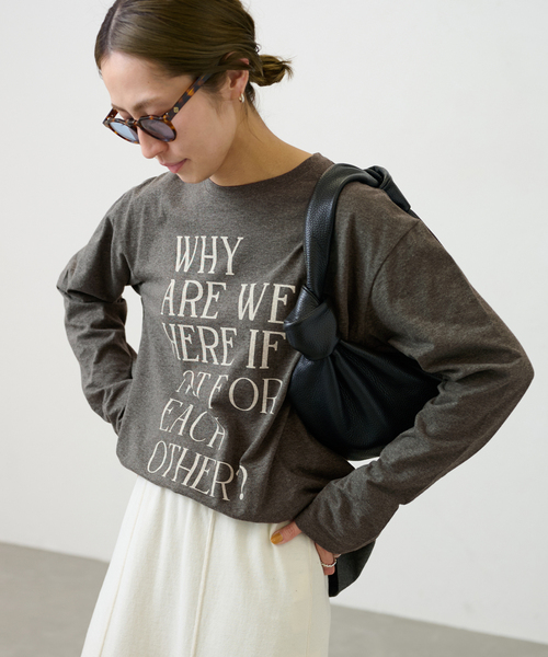 FRAMeWORK（フレームワーク）の「WHY ロゴロンTEE（Tシャツ/カットソー