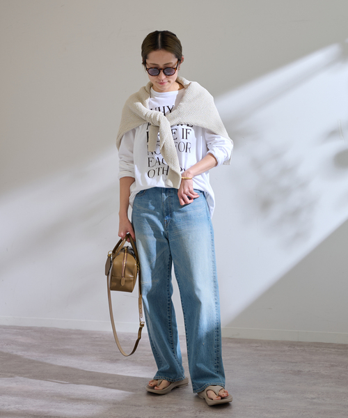 FRAMeWORK（フレームワーク）の「WHY ロゴロンTEE（Tシャツ/カットソー