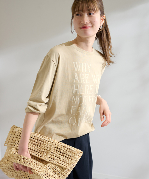 FRAMeWORK（フレームワーク）の「WHY ロゴロンTEE（Tシャツ/カットソー