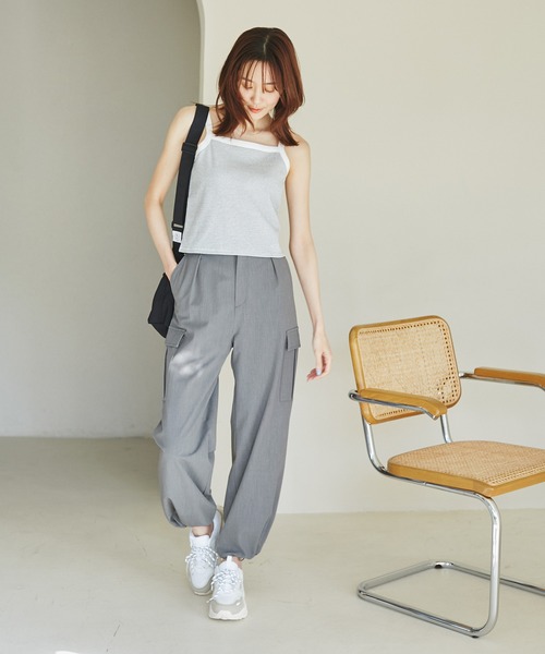 ROPE' PICNIC(ロペピクニック)の「カーゴパンツ(カーゴパンツ・レディース・キナリ/ネイビー/ベージュ/グレー・36/38)」の5枚目の写真