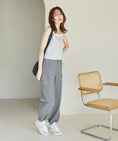 ROPE' PICNIC(ロペピクニック)の「カーゴパンツ(カーゴパンツ・レディース・キナリ/ネイビー/ベージュ/グレー・36/38)」の6枚目の写真