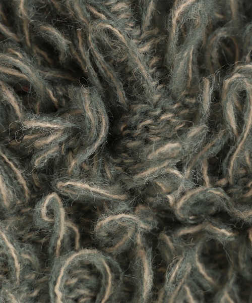 mimi toujours（ミミトゥジュール）の「ミックス フリンジ ショート丈 カーディガン mimi toujours×itsPeachi（カーディガン/ボレロ・レディース・ブラック/カーキ・フリー）」の15枚目の写真