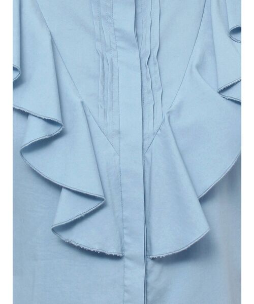 LAGUNAMOON（ラグナムーン）の「フリルピンタックノースリーブブラウス（シャツ/ブラウス・レディース・ホワイト/ブラック/ブルー・FREE）」の21枚目の写真