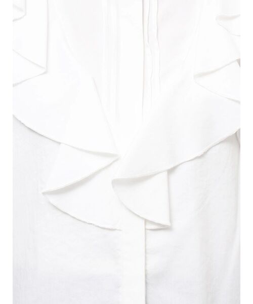 LAGUNAMOON（ラグナムーン）の「フリルピンタックノースリーブブラウス（シャツ/ブラウス・レディース・ホワイト/ブラック/ブルー・FREE）」の22枚目の写真