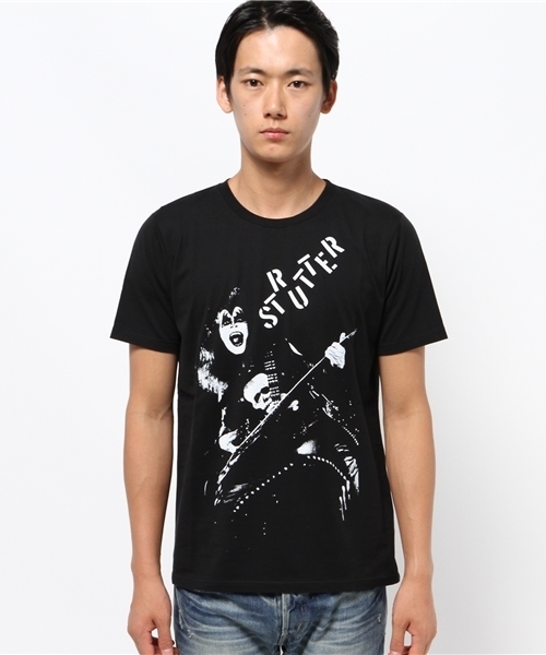 HYSTERIC GLAMOUR（ヒステリックグラマー）の「KISS/STRUTTER pt T-SH（Tシャツ/カットソー・メンズ・ピンク/グリーン/ブラック・SMALL/MEDIUM/LARGE）」の14枚目の写真