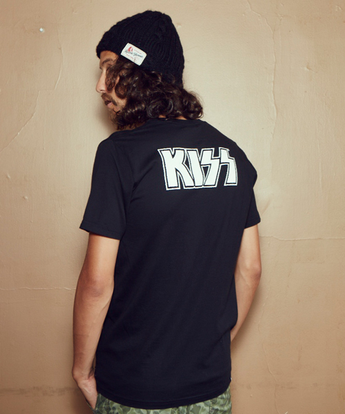 HYSTERIC GLAMOUR（ヒステリックグラマー）の「KISS/STRUTTER pt T-SH（Tシャツ/カットソー・メンズ・ピンク/グリーン/ブラック・SMALL/MEDIUM/LARGE）」の6枚目の写真