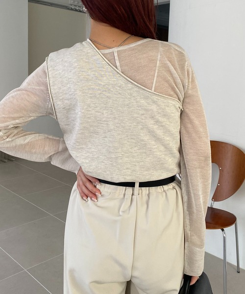 AGAWD（アガウド）の「〈AGAWD/アガウド〉ワンショルスエット（Tシャツ/カットソー・レディース・ブラック/グレー・FREE）」の13枚目の写真