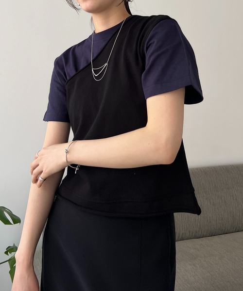 AGAWD（アガウド）の「〈AGAWD/アガウド〉ワンショルスエット（Tシャツ/カットソー・レディース・ブラック/グレー・FREE）」の6枚目の写真