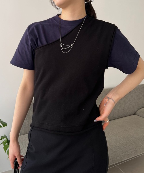 AGAWD（アガウド）の「〈AGAWD/アガウド〉ワンショルスエット（Tシャツ/カットソー・レディース・ブラック/グレー・FREE）」の8枚目の写真