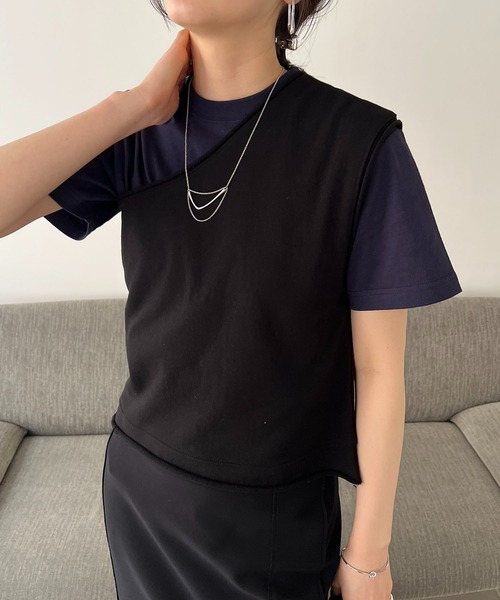 AGAWD（アガウド）の「〈AGAWD/アガウド〉ワンショルスエット（Tシャツ/カットソー・レディース・ブラック/グレー・FREE）」の3枚目の写真