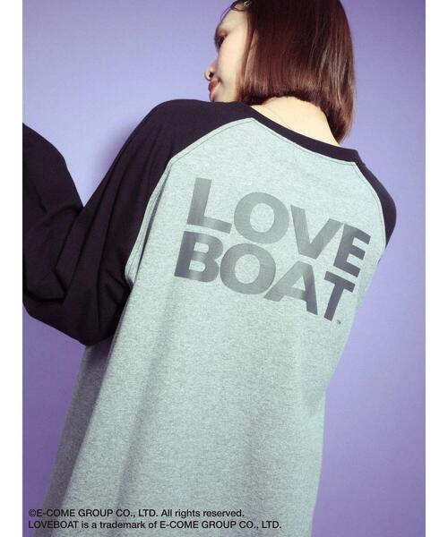 LOVE BOAT(ラブ・ボート)の「■別注 LOVE BOAT ラグランワンピース(ワンピース・レディース・グレー/ホワイト・FREE)」の15枚目の写真