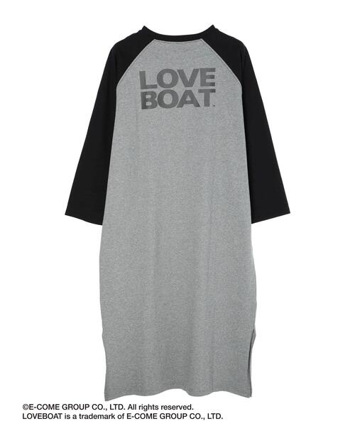 LOVE BOAT(ラブ・ボート)の「■別注 LOVE BOAT ラグランワンピース(ワンピース・レディース・グレー/ホワイト・FREE)」の13枚目の写真