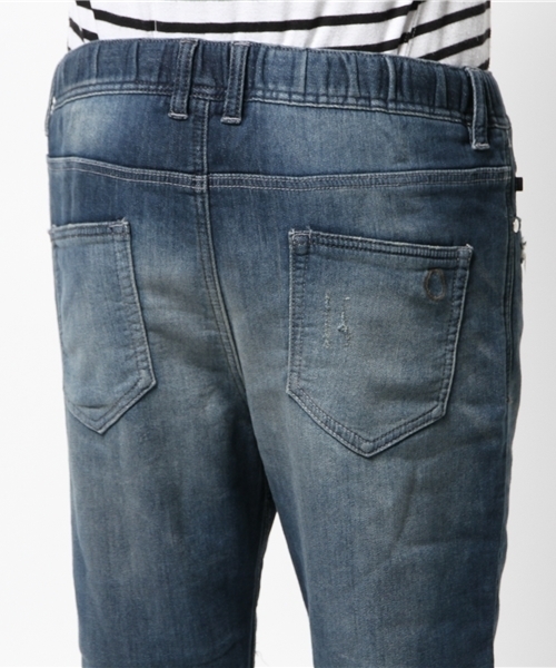 PANTS...（パンツ）の「【oblekt】オブレクトダメージデニムパンツ（デニムパンツ・メンズ・インディゴブルー・SMALL/MEDIUM/LARGE）」の9枚目の写真