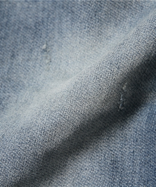 PANTS...（パンツ）の「【oblekt】オブレクトダメージデニムパンツ（デニムパンツ・メンズ・インディゴブルー・SMALL/MEDIUM/LARGE）」の6枚目の写真