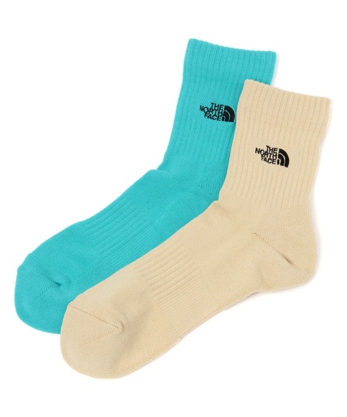 THE NORTH FACE（ザノースフェイス）の「【THE NORTH FACE(ザ・ノース・フェイス)】LOGO 2Pクルーソックス(MEN)（ソックス/靴下・メンズ・その他1/その他3/その他2/カーキ/その他4/グレー/ブルー・FREE）」の5枚目の写真