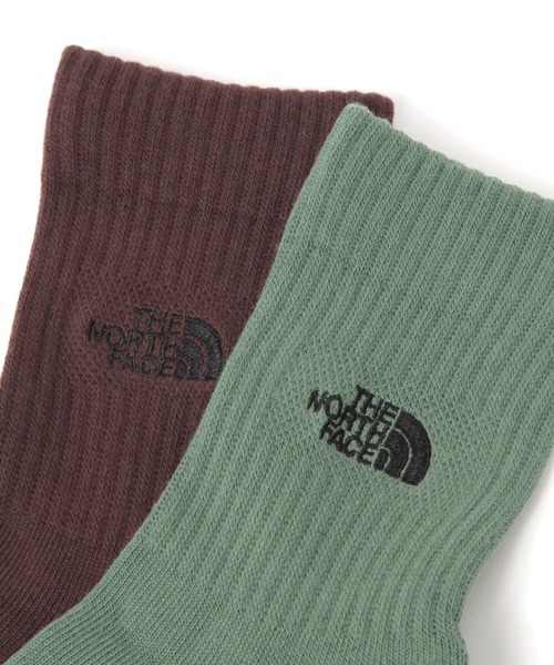 THE NORTH FACE（ザノースフェイス）の「【THE NORTH FACE(ザ・ノース・フェイス)】LOGO 2Pクルーソックス(MEN)（ソックス/靴下・メンズ・その他1/その他3/その他2/カーキ/その他4/グレー/ブルー・FREE）」の8枚目の写真