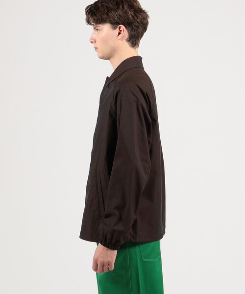 HEVO(イーヴォ)の「HEVO MAGLIE コットン コーチジャケット(ブルゾン・メンズ・グリーン/ブラウン・50/48/46)」の5枚目の写真