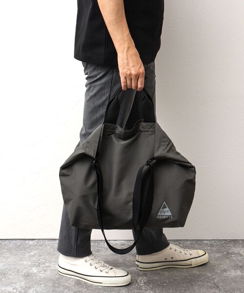 Cape HEIGHTS(ケープハイツ)の「【Cape HEIGHTS/ケープハイツ】別注パッカブル2WAYトート(トートバッグ・メンズ・ブラック/グレー/ネイビー・FREE)」の17枚目の写真
