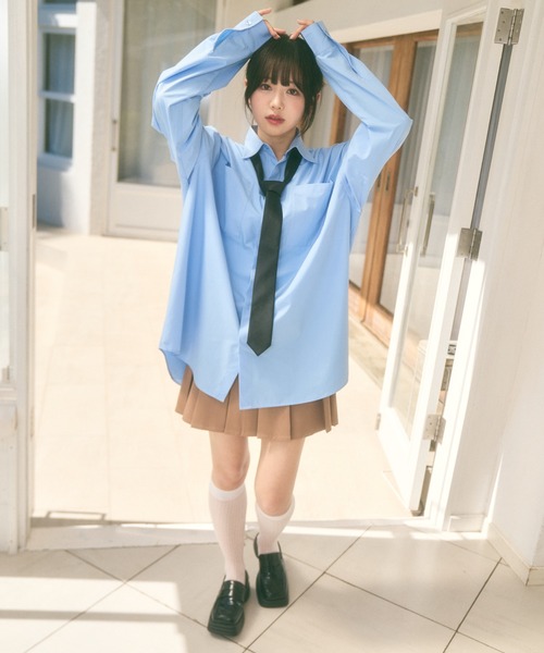 Ada.(エイダ)の「<Peachyyouth × Ada.>【Set up対応】ウェーブライン プリーツ ミニスカート インパン裏地付き(スカート・レディース・グレー/ベージュ・S/M)」の21枚目の写真