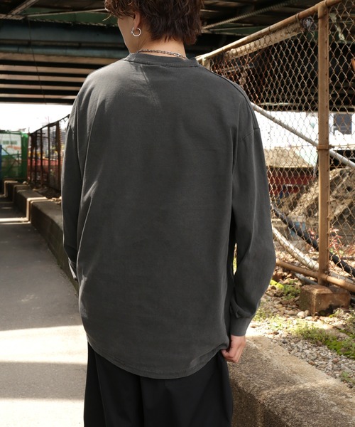 improves(インプローブス)の「【SIDEWAY STANCE】ピグメント加工 オリジナルプリント 長袖Tシャツ(Tシャツ/カットソー・メンズ・ブラック系/ブラウン系1/ブラウン系/ブラック/ブラック系1/ブラウン・X-LARGE/LARGE/MEDIUM/SMALL)」の18枚目の写真