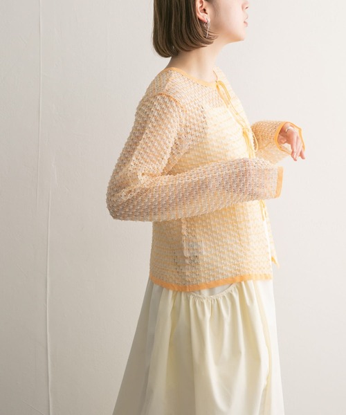 【セール】2WAYポコポコシアーニット（ニット/セーター）｜KBF（ケイビーエフ）