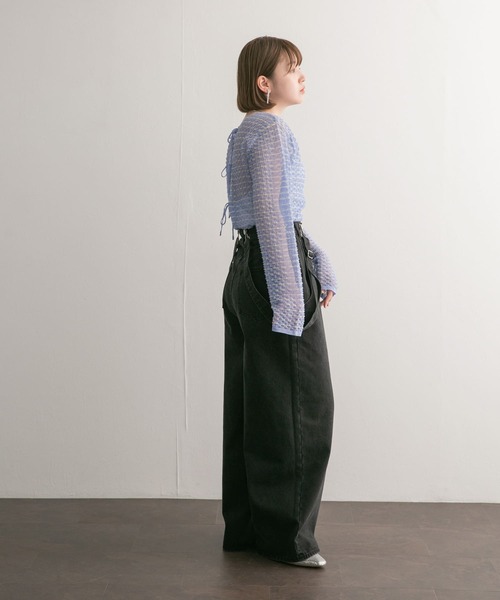 【セール】2WAYポコポコシアーニット（ニット/セーター）｜KBF（ケイビーエフ）