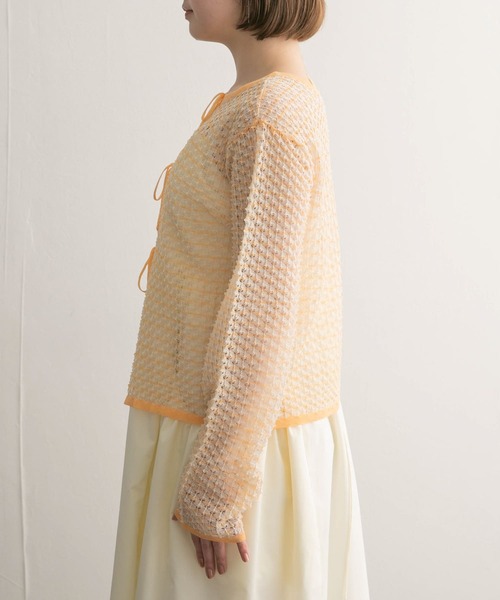 【セール】2WAYポコポコシアーニット（ニット/セーター）｜KBF（ケイビーエフ）