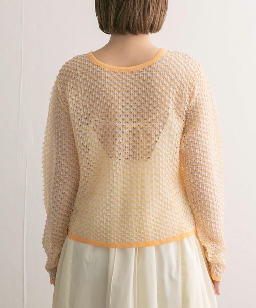 【セール】2WAYポコポコシアーニット（ニット/セーター）｜KBF（ケイビーエフ）