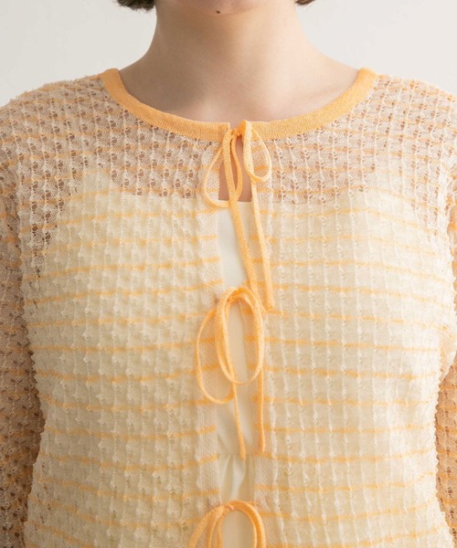 【セール】2WAYポコポコシアーニット（ニット/セーター）｜KBF（ケイビーエフ）