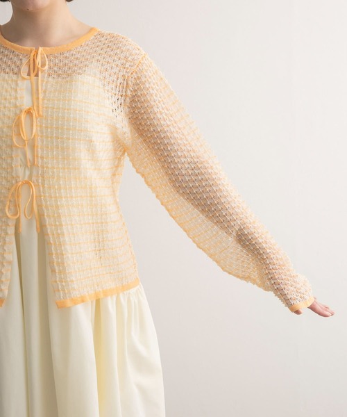 【セール】2WAYポコポコシアーニット（ニット/セーター）｜KBF（ケイビーエフ）