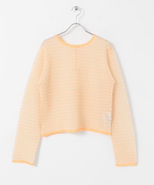 【セール】2WAYポコポコシアーニット（ニット/セーター）｜KBF（ケイビーエフ）