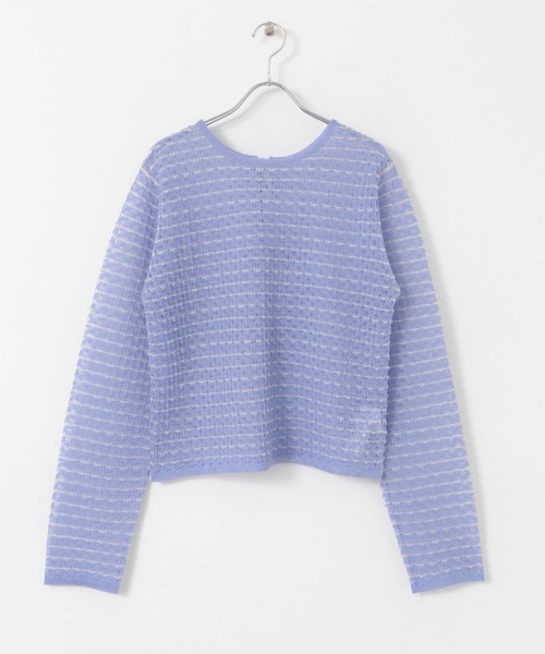 【セール】2WAYポコポコシアーニット（ニット/セーター）｜KBF（ケイビーエフ）