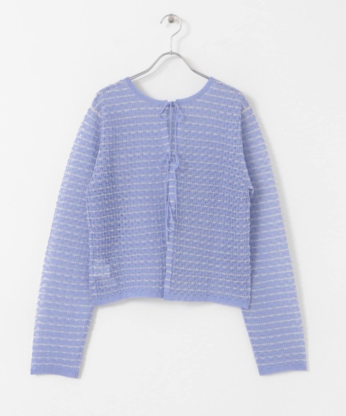 【セール】2WAYポコポコシアーニット（ニット/セーター）｜KBF（ケイビーエフ）