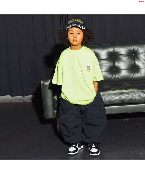 BREEZE（ブリーズ）の「コンバーチブルカーゴパンツ Directed by Sasya,HINATA.M,ITTA from KADOKAWA DREAMS（カーゴパンツ・キッズ・ブラック/オフホワイト・90/100/110/120/130/140/150/160）」の6枚目の写真