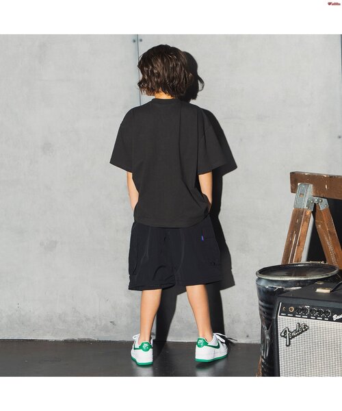 BREEZE（ブリーズ）の「コンバーチブルカーゴパンツ Directed by Sasya,HINATA.M,ITTA from KADOKAWA DREAMS（カーゴパンツ・キッズ・ブラック/オフホワイト・90/100/110/120/130/140/150/160）」の11枚目の写真