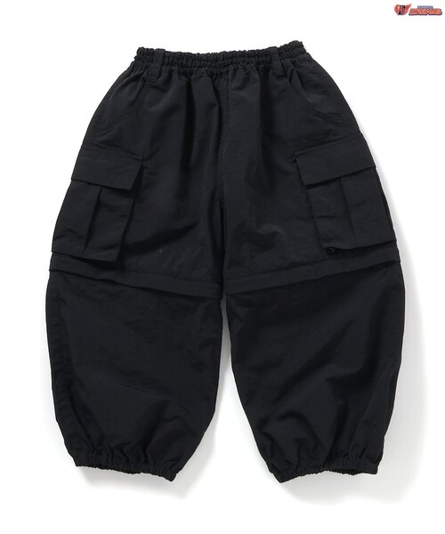 BREEZE（ブリーズ）の「コンバーチブルカーゴパンツ Directed by Sasya,HINATA.M,ITTA from KADOKAWA DREAMS（カーゴパンツ・キッズ・ブラック/オフホワイト・90/100/110/120/130/140/150/160）」の19枚目の写真