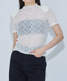 STUDIOUS | 【STUDIOUS/ステュディオス】ストレッチレーススキントップ(Tシャツ/カットソー)