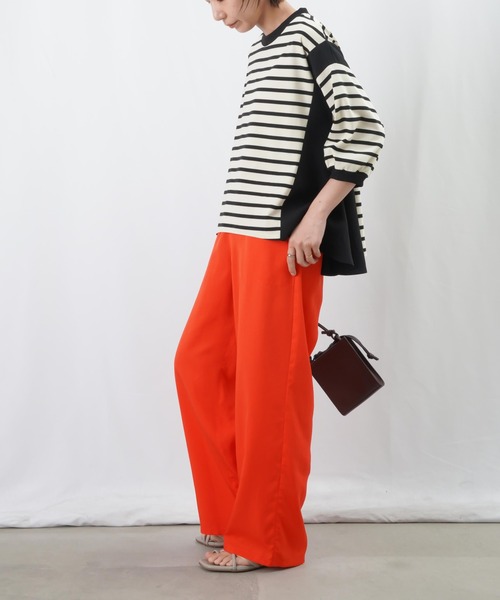 LUCA/LADY LUCK LUCA（ルカ/レディラックルカ）の「LC/LLL ポケットイージーパンツ / リラックスイージーパンツ（その他パンツ・レディース・ブラック/オレンジ/キャメル・36/38）」の11枚目の写真
