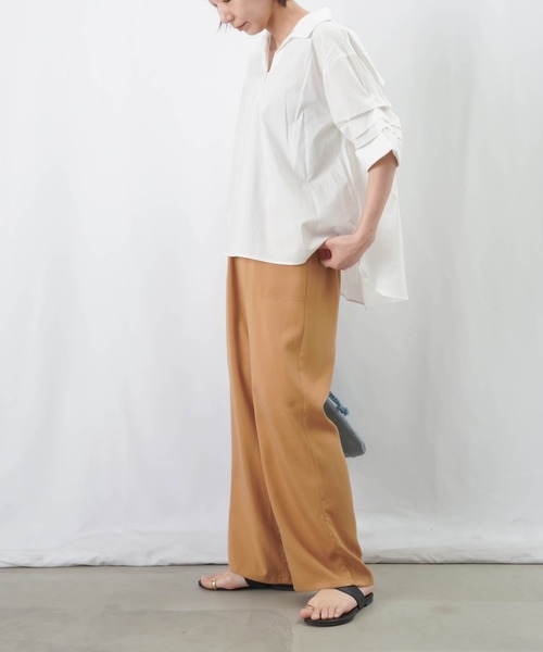 LUCA/LADY LUCK LUCA（ルカ/レディラックルカ）の「LC/LLL ポケットイージーパンツ / リラックスイージーパンツ（その他パンツ・レディース・ブラック/オレンジ/キャメル・36/38）」の17枚目の写真