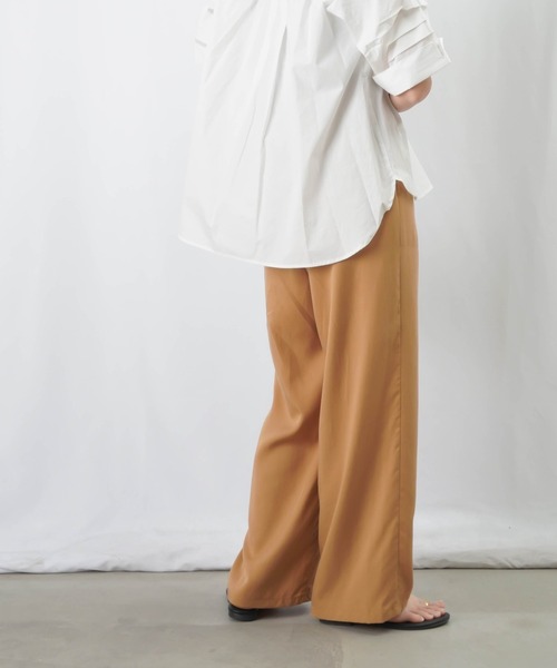 LUCA/LADY LUCK LUCA（ルカ/レディラックルカ）の「LC/LLL ポケットイージーパンツ / リラックスイージーパンツ（その他パンツ・レディース・ブラック/オレンジ/キャメル・36/38）」の15枚目の写真