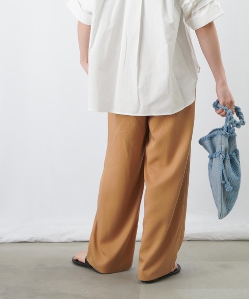 LUCA/LADY LUCK LUCA（ルカ/レディラックルカ）の「LC/LLL ポケットイージーパンツ / リラックスイージーパンツ（その他パンツ・レディース・ブラック/オレンジ/キャメル・36/38）」の20枚目の写真