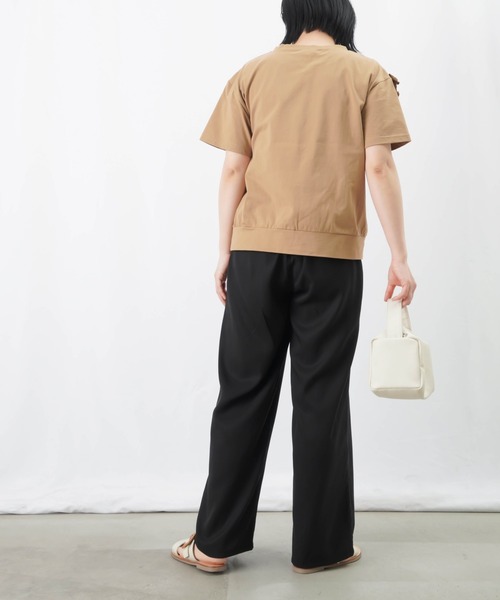 LUCA/LADY LUCK LUCA（ルカ/レディラックルカ）の「LC/LLL ポケットイージーパンツ / リラックスイージーパンツ（その他パンツ・レディース・ブラック/オレンジ/キャメル・36/38）」の7枚目の写真