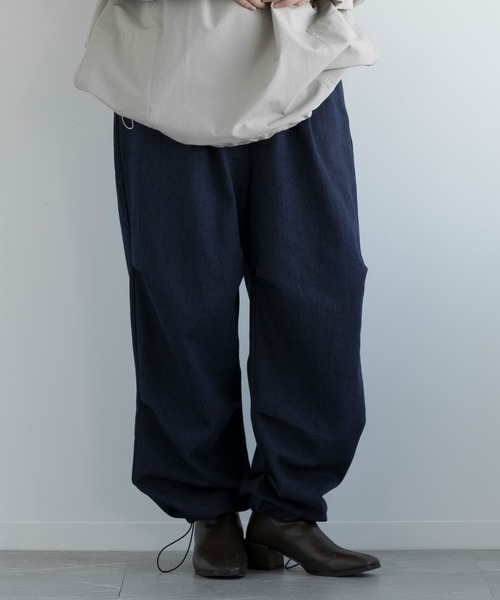 aimoha（アイモハ）の「aimoha men TRACK WIDE LOOSE PANTS パラシュート パンツ（その他パンツ・メンズ・ネイビー/ブラック・X-LARGE/LARGE/MEDIUM）」の2枚目の写真