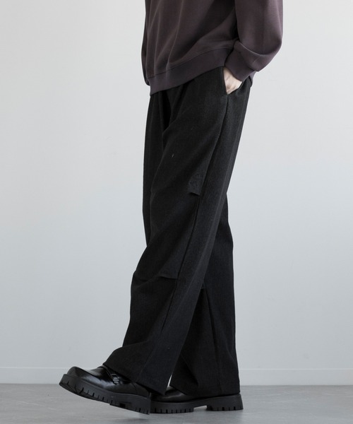 aimoha（アイモハ）の「aimoha men TRACK WIDE LOOSE PANTS パラシュート パンツ（その他パンツ・メンズ・ネイビー/ブラック・X-LARGE/LARGE/MEDIUM）」の12枚目の写真