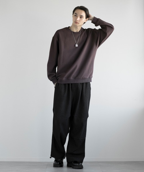 aimoha（アイモハ）の「aimoha men TRACK WIDE LOOSE PANTS パラシュート パンツ（その他パンツ・メンズ・ネイビー/ブラック・X-LARGE/LARGE/MEDIUM）」の14枚目の写真