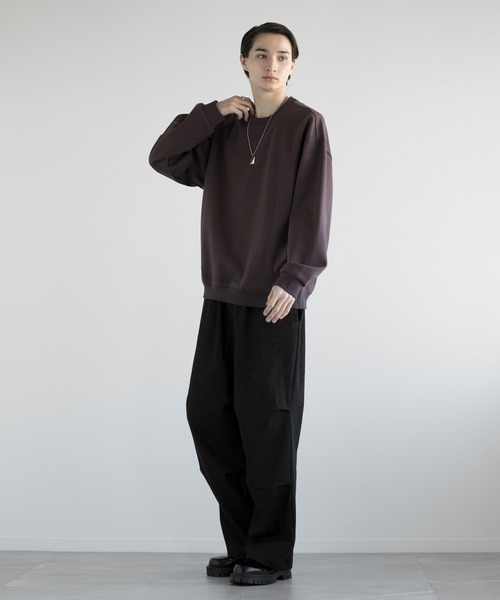 aimoha（アイモハ）の「aimoha men TRACK WIDE LOOSE PANTS パラシュート パンツ（その他パンツ・メンズ・ネイビー/ブラック・X-LARGE/LARGE/MEDIUM）」の15枚目の写真