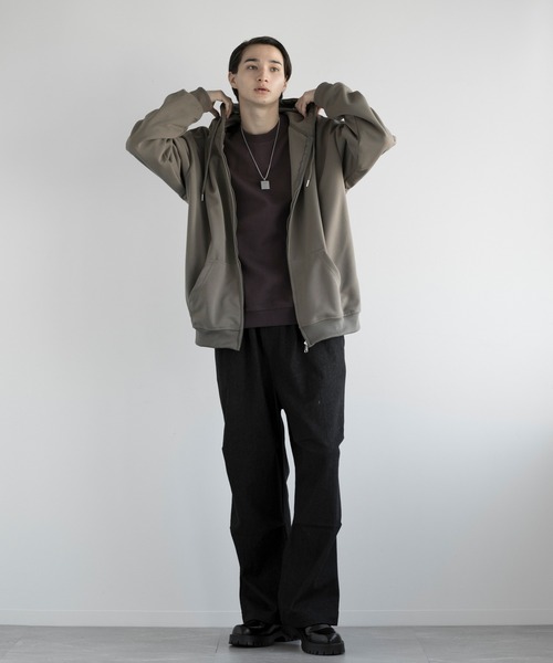 aimoha（アイモハ）の「aimoha men TRACK WIDE LOOSE PANTS パラシュート パンツ（その他パンツ・メンズ・ネイビー/ブラック・X-LARGE/LARGE/MEDIUM）」の18枚目の写真