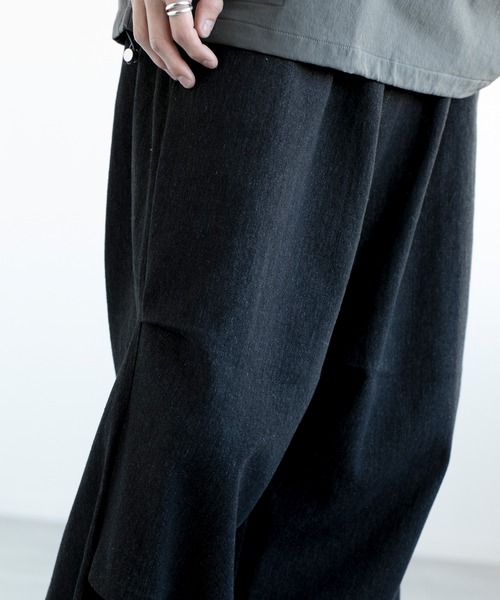 aimoha（アイモハ）の「aimoha men TRACK WIDE LOOSE PANTS パラシュート パンツ（その他パンツ・メンズ・ネイビー/ブラック・X-LARGE/LARGE/MEDIUM）」の6枚目の写真