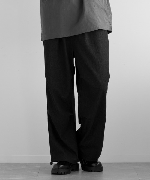 aimoha（アイモハ）の「aimoha men TRACK WIDE LOOSE PANTS パラシュート パンツ（その他パンツ・メンズ・ネイビー/ブラック・X-LARGE/LARGE/MEDIUM）」の11枚目の写真