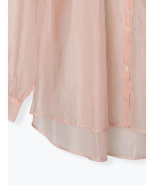 ehka sopo（エヘカソポ）の「袖2wayビッグシアーシャツ（シャツ/ブラウス・レディース・サックスブルー/グレー/オフホワイト/グリーン/ピンク・F）」の13枚目の写真